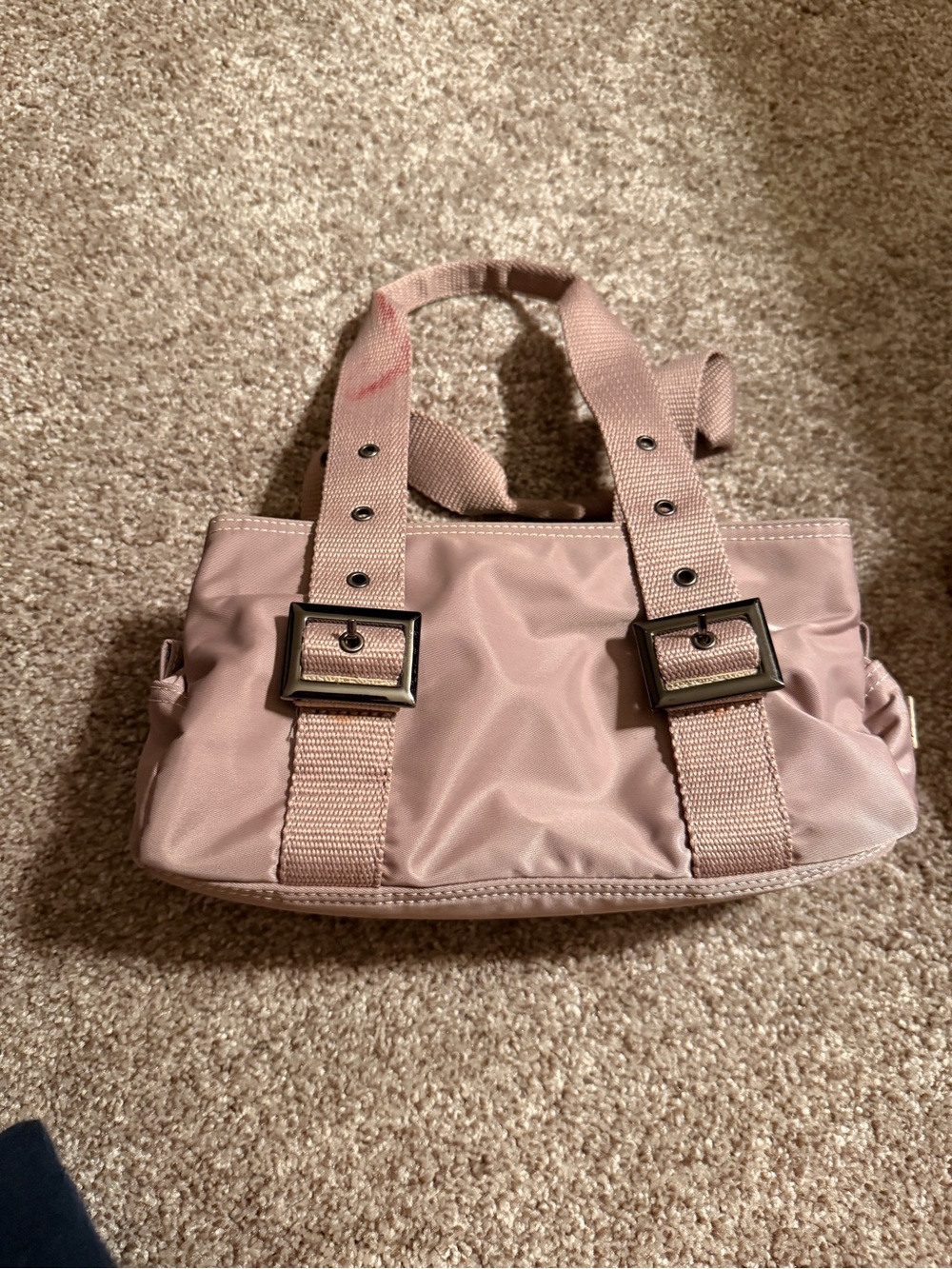 Women's Blush Pink Nylon  Apres-midi De Chien handbag Classic small Handbag